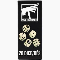 Warhammer Dice 20 ct. New.