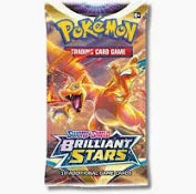 Pokemon Brilliant Stars Sealed Booster Pack.
