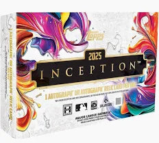 2025 Topps Inception MLB Hobby Box. New.