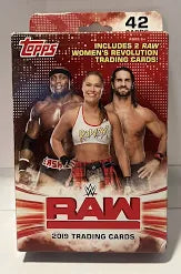 2019 Topps WWE RAW Hanger Pack Box. New.