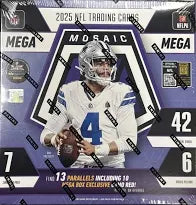 2025 Panini Mosaic NFL Hobby Mega Box. New.