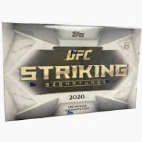 2020 Topps UFC Striking Signatures Hobby Box. New.