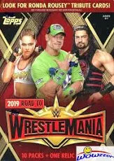 2019 Topps WWE Road To Wrestlemania Hanger Pack Box