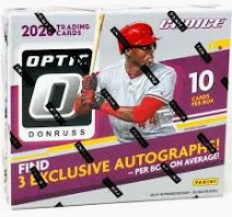2020 PANINI DONRUSS OPTIC CHOICE BASEBALL. NEW. 3 Autographs advertised!