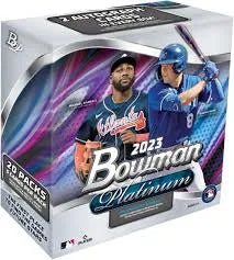 2023 Bowman Platinum Baseball 2 auto mega box. New.