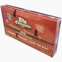 2021 Topps Chrome MLB Platinum Anniversary Hobby Pack. New.