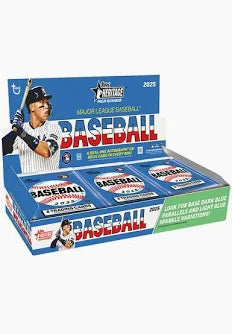2025 Topps Heritage MLB Hobby Packs. New.