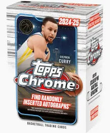 2024/25 TOPPS CHROME BASKETBALL BLASTER/VALUE BOX. New.