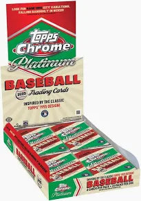 2025 Topps Chrome Platinum MLB Hobby Pack. New.