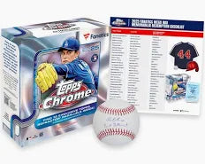 2025 Topps Chrome MLB EXCLUSIVE Mega Box. New. Memorabilia Redemption.