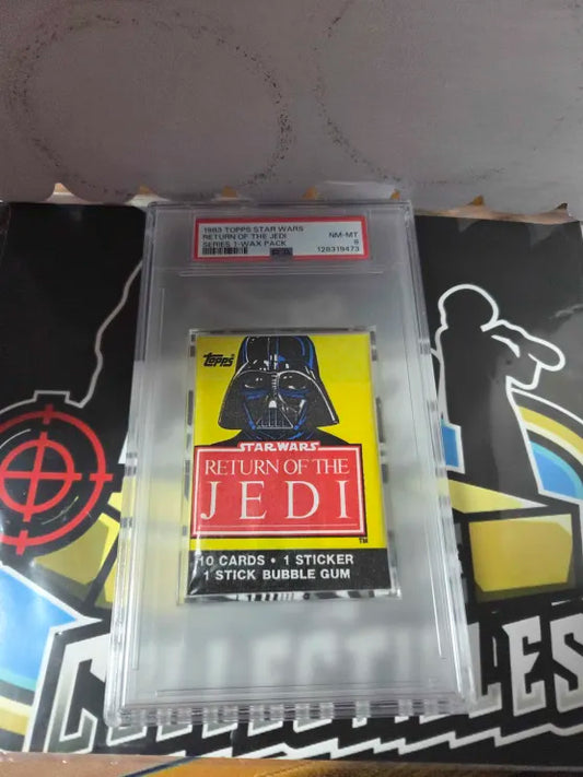 1983 Topps Star Wars Return of the Jedi Pack PSA 8