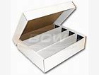 BCW 3200 Card Storage Boxes. 4 row. New with lid.