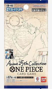 One Piece Japanese Anime 25th Collection Booster Pack.