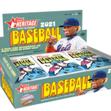 2021 TOPPS HERITAGE HIGH NUMBER BASEBALL HOBBY BOX. NEW.