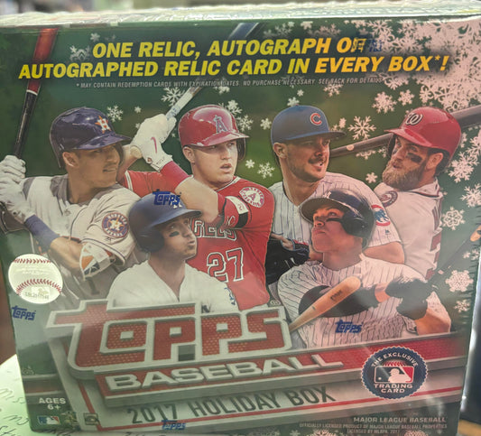 2017 Topps Holiday MLB Sealed Box! New! Judge / Bellinger RC!
