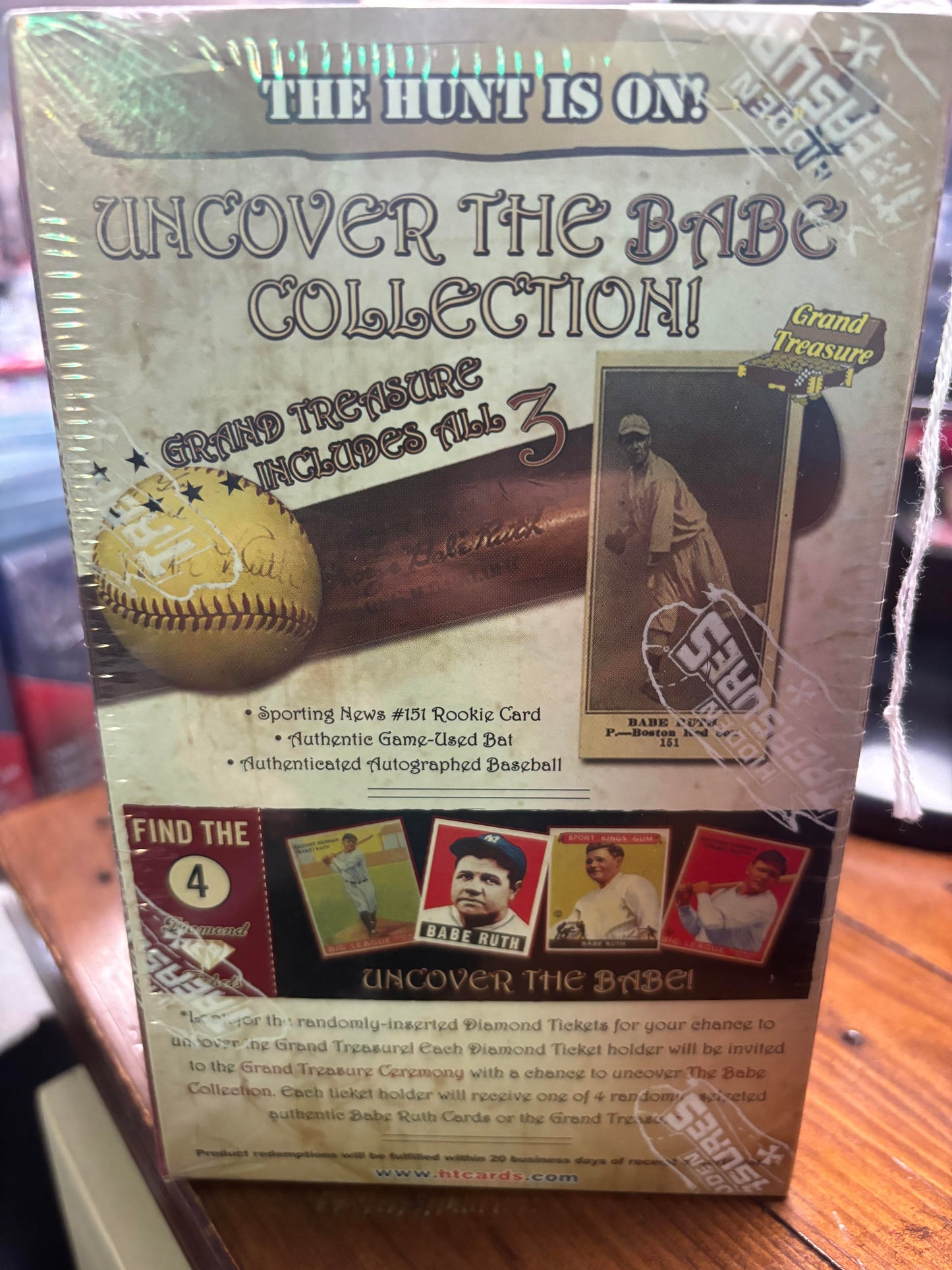 2007 Hidden Treasures Uncover the Babe Factory Sealed Box! New.